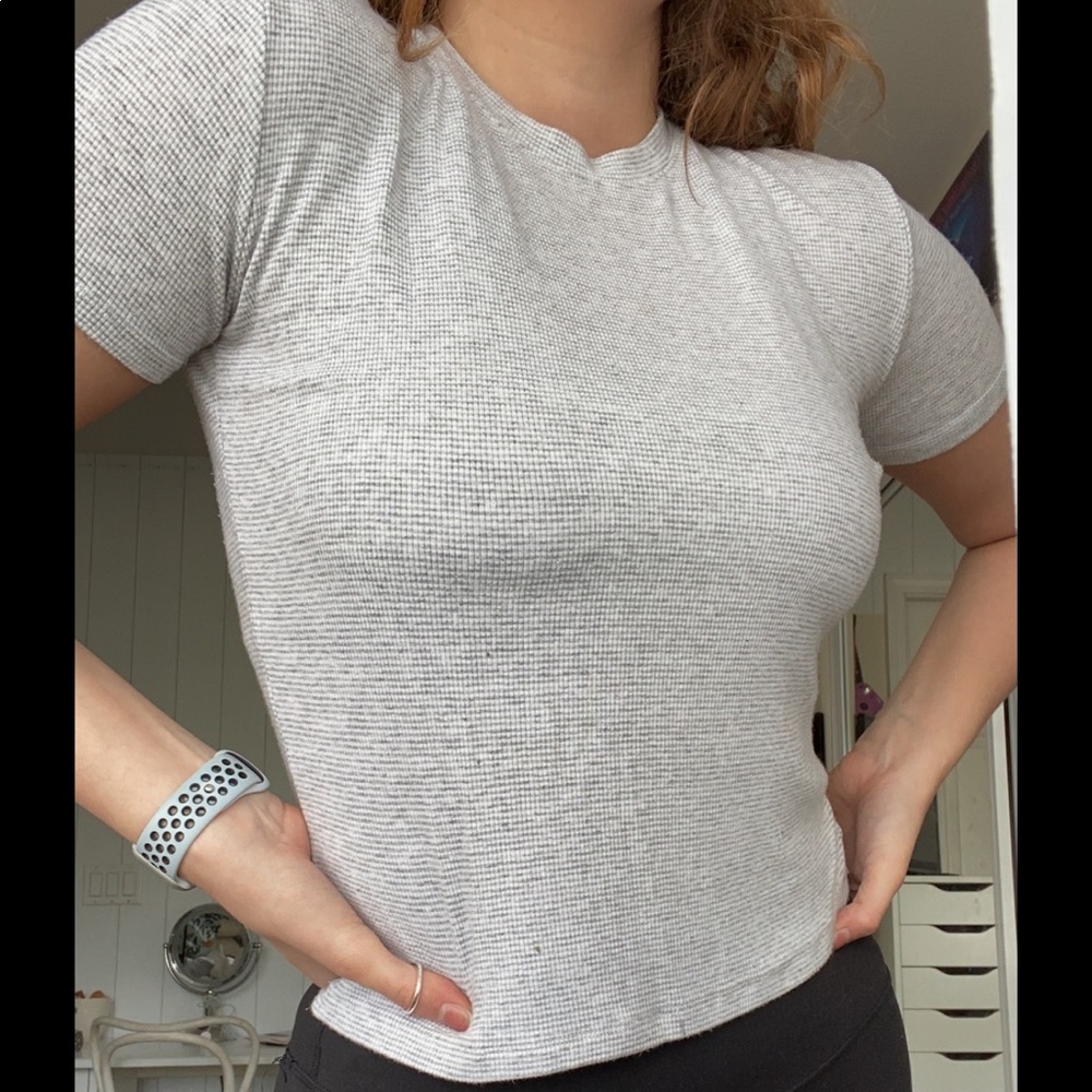 brandy Melville grey top